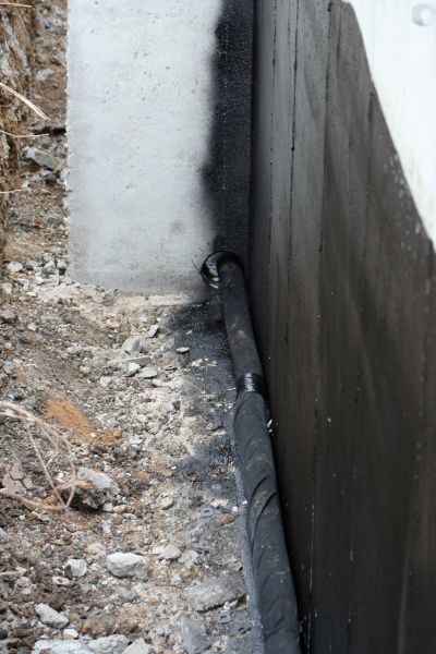 Foundation Drain Replacement in Southport